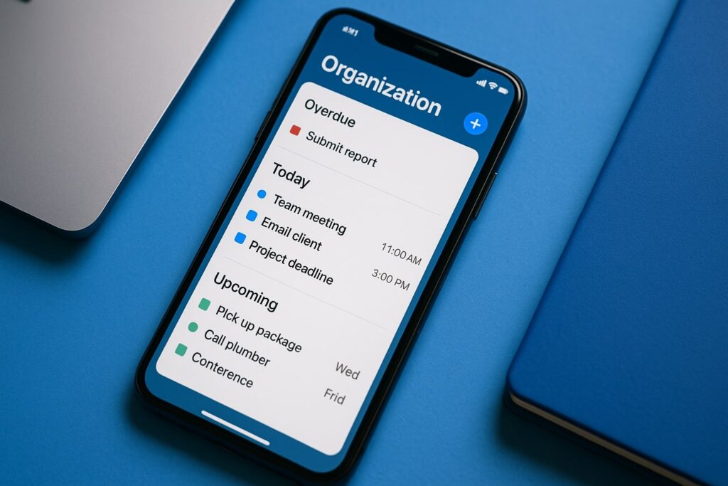 organisatie app, organisatie