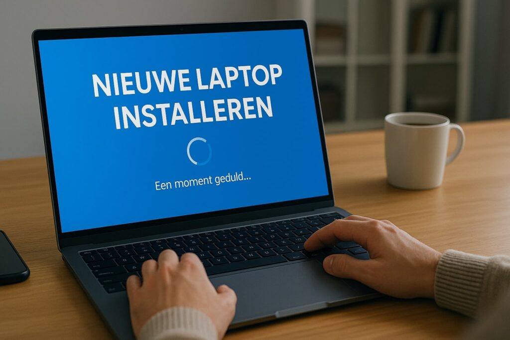 nieuwe laptop installeren