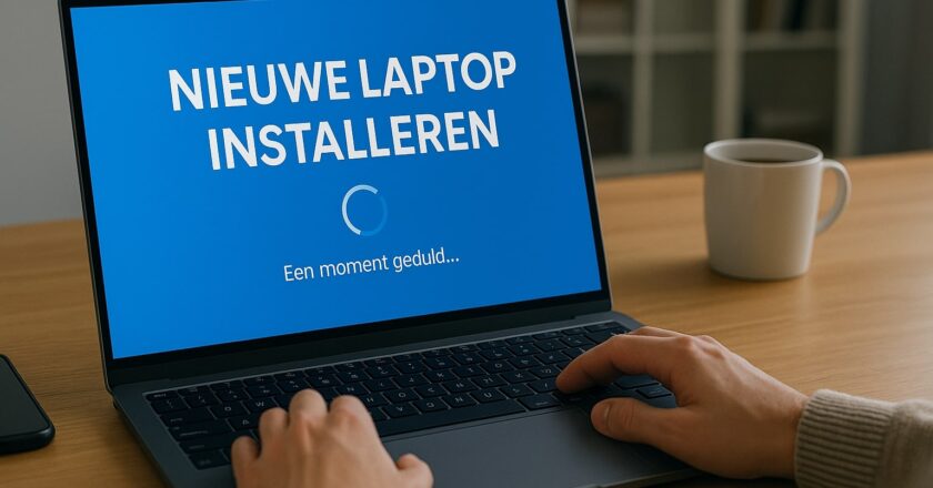Nieuwe laptop installeren: zo doe je het professioneel en efficiënt