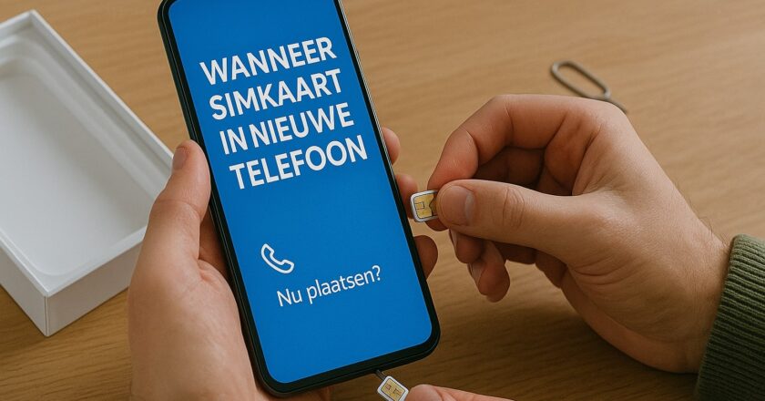 Wanneer simkaart in nieuwe telefoon: het juiste moment en de beste aanpak