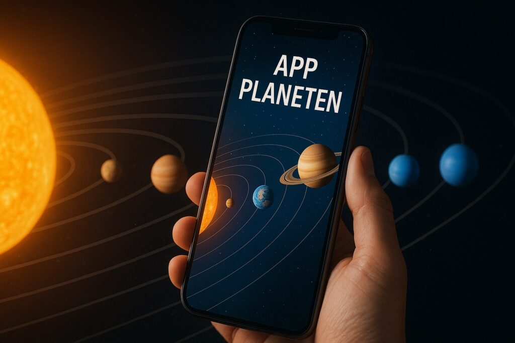 App planeten: ontdek het universum in je broekzak