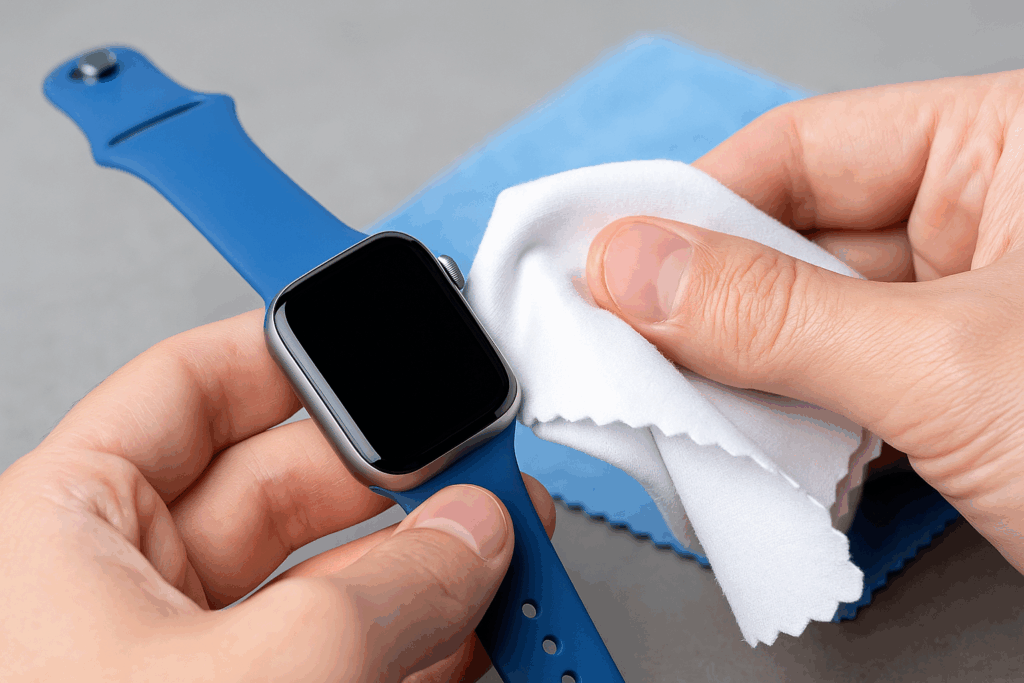 smartwatch schoonmaken