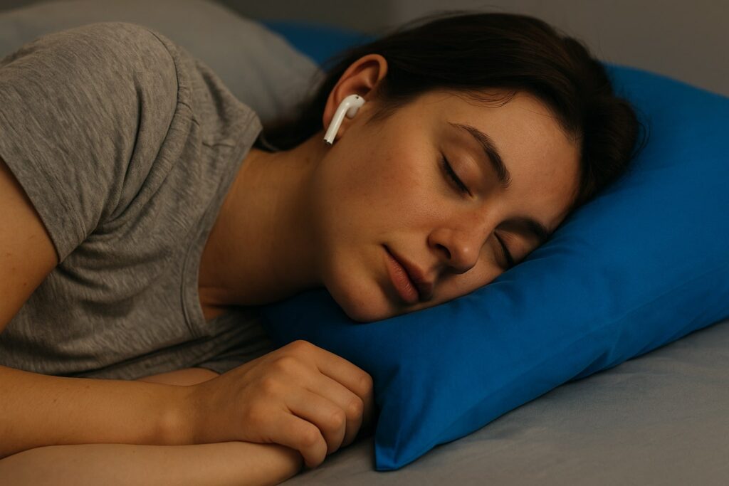 slapen met airpods, airpods